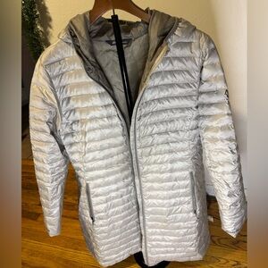 Eddie Bauer Silver Puffer Jacket